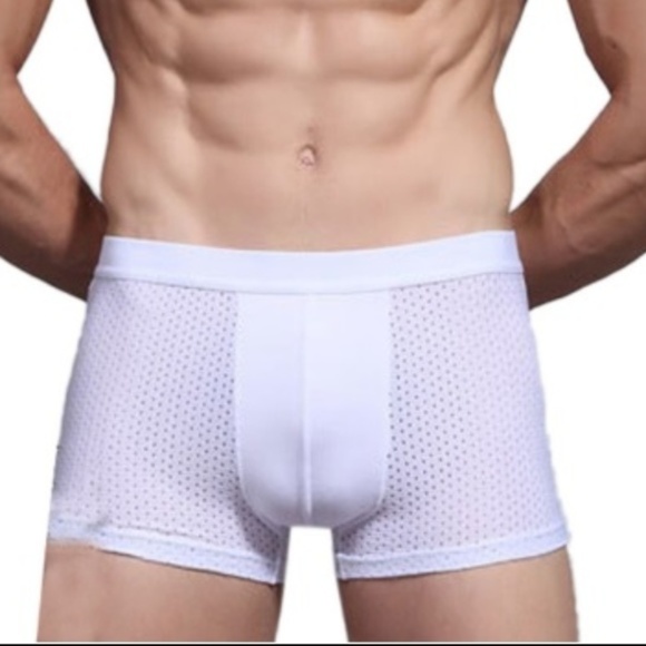 Other - White Lightweight Silky Breathable Boxer Briefs